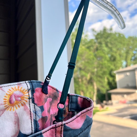 🆕 💐DRIFTWOOD WOMEN'S FLORAL SWEETHEART MASQUERADE NOIR MIDI DRESS Size 10 - Picture 5 of 14